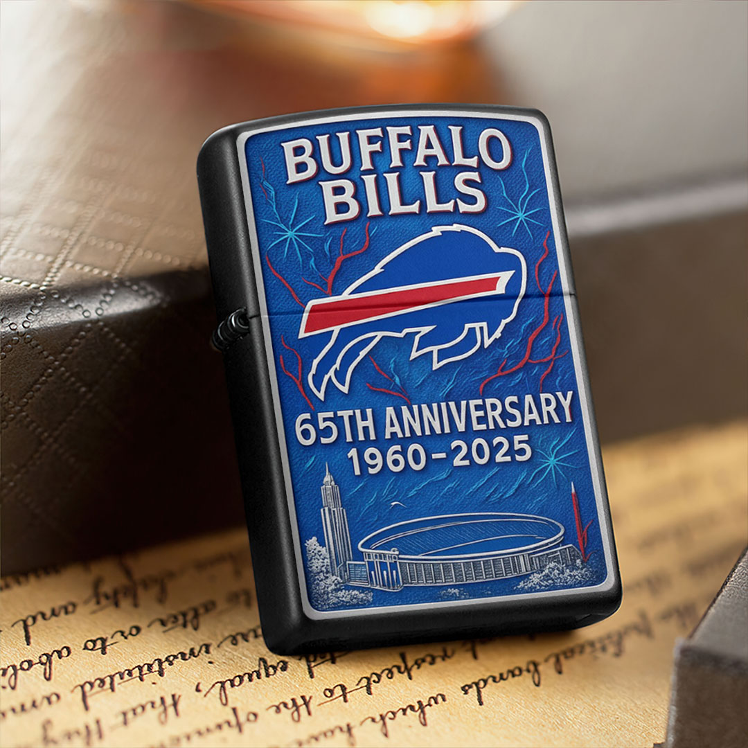 Buffalo Bills Zippo Lighter Case (No Insert) – TMTHU1749
