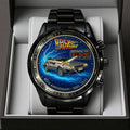 Back to the Future 40th Anniversary 2025 Black Stainless Steel Watch – TANTN18029