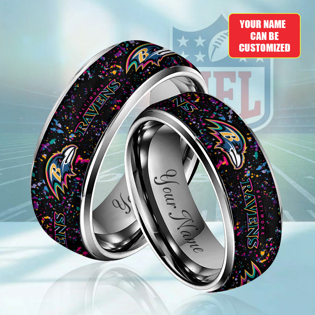 Personalized Baltimore Ravens Crucial Catch 2025 Custom Alloy Ring – TANTN15810