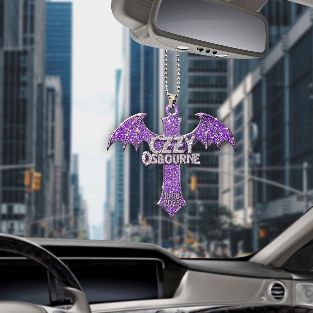 Black Sabbath x Ozzy Osbourne Custom shape 2-sided Acrylic Car Ornament – GNE 4127