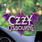 Black Sabbath x Ozzy Osbourne Custom shape 2-sided Acrylic Car Ornament – HOATT 12036