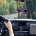 Black Sabbath x Ozzy Osbourne Custom shape 2-sided Acrylic Car Ornament – HOATT 12141