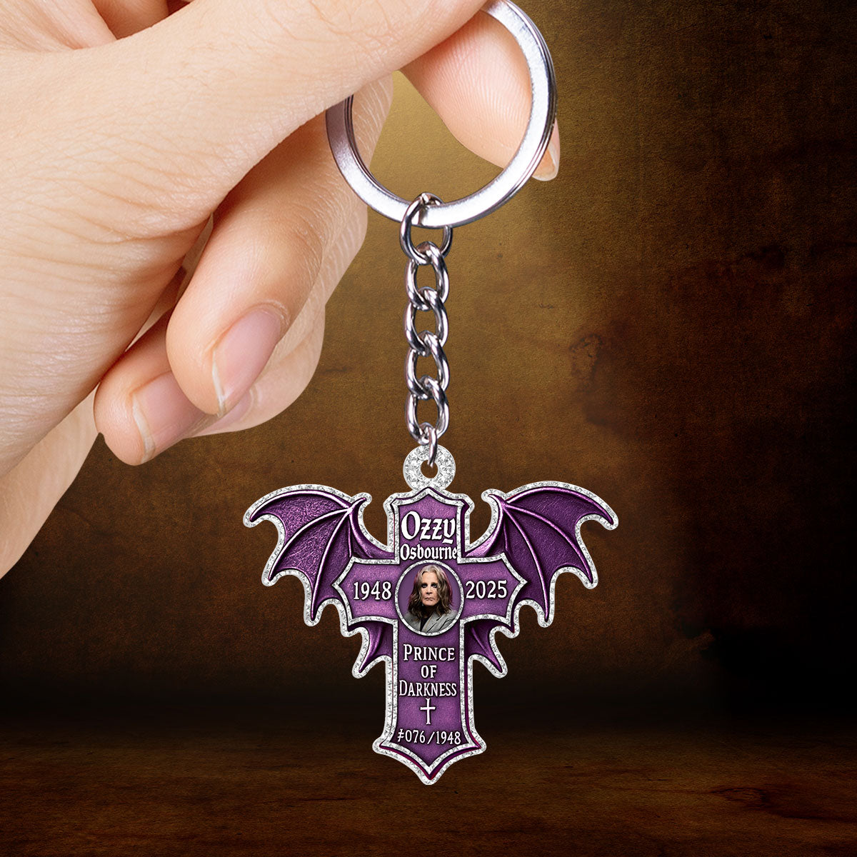 Black Sabbath x Ozzy Osbourne Custom Shape 2-sided Keychain – HOATT 12002