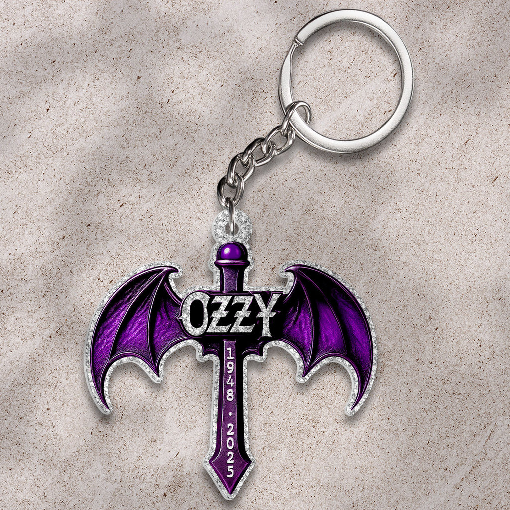 Black Sabbath x Ozzy Osbourne Custom Shape 2-sided Keychain – HOATT 12080