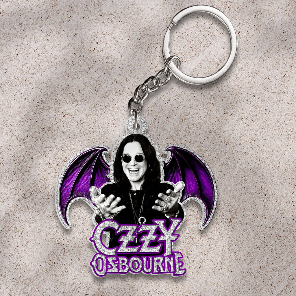 Black Sabbath x Ozzy Osbourne Custom Shape 2-sided Keychain – HOATT 12149