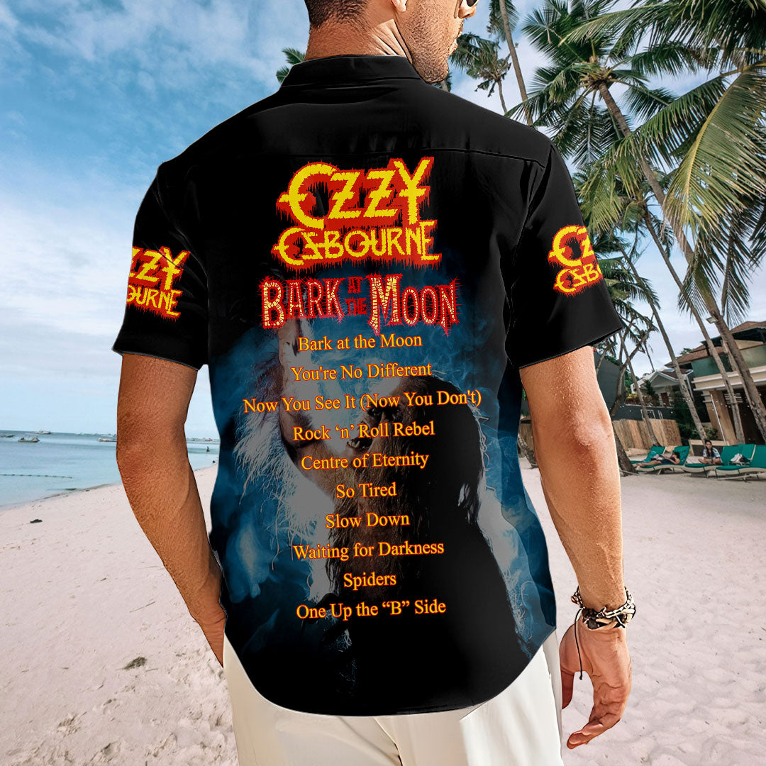 Black Sabbath x Ozzy Osbourne Short Sleeve Button-Down Shirt – HOATT12549