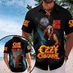Black Sabbath x Ozzy Osbourne Short Sleeve Button-Down Shirt – HOATT12549