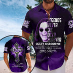 Ozzy Osbourne Short Sleeve Button-Down Shirt – HOATT12445
