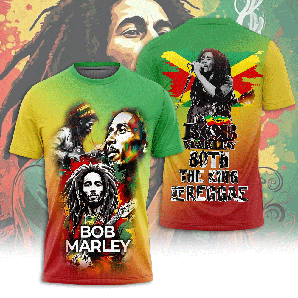 Bob Marley 3D Apparel – ANHNV 5995