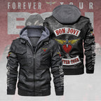 Bon Jovi 2D Leather Hooded Jacket – TANTN17978