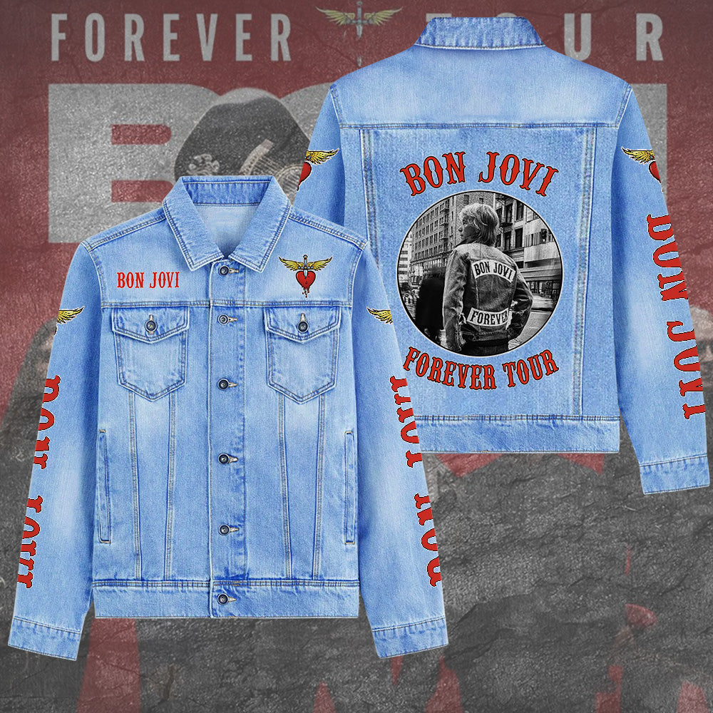 Bon Jovi 2D Denim Jacket – TANTN19366