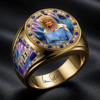 Bonnie Tyler 3D Engraved Ring – HOATT20061