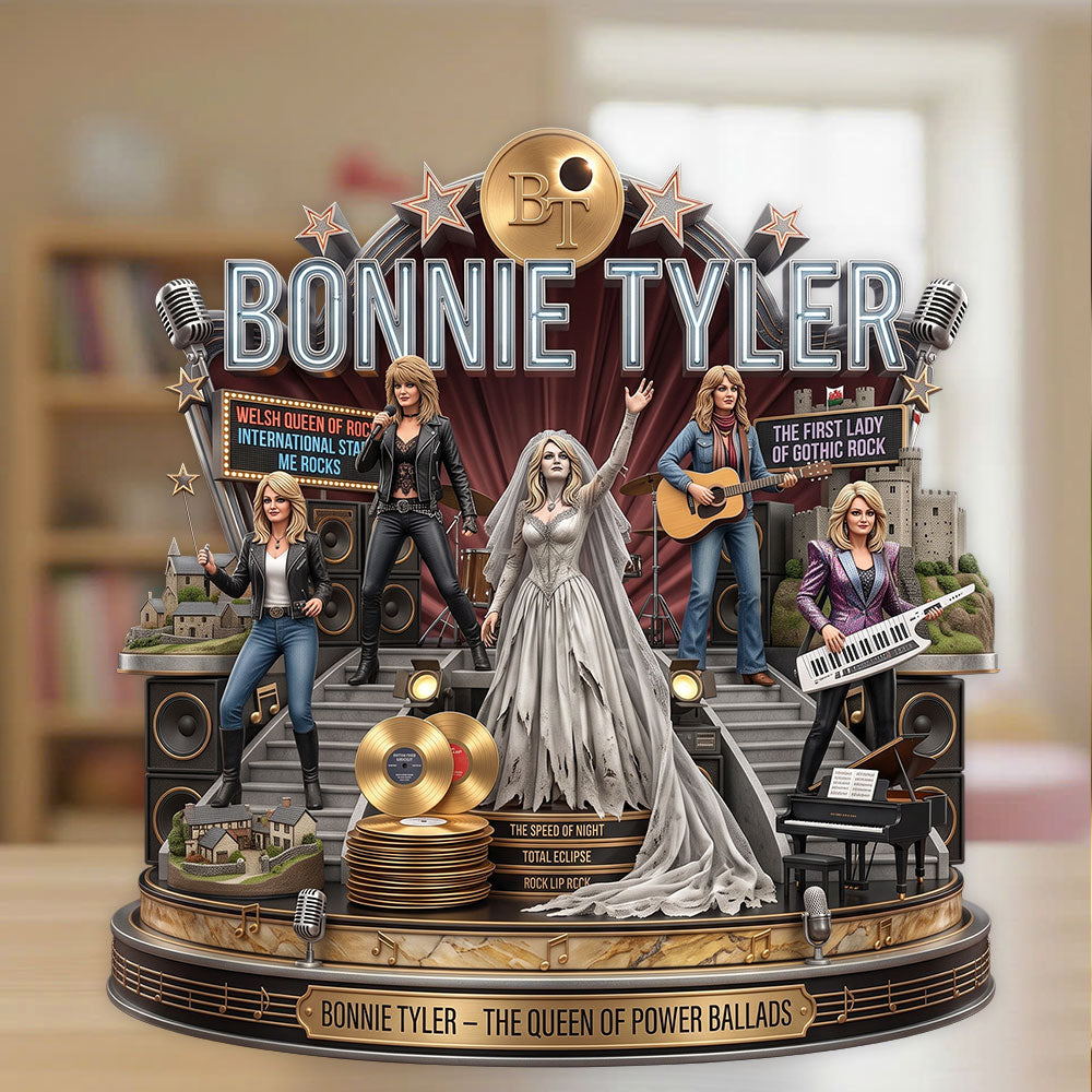 Bonnie Tyler Custom Shape Acrylic Plaque – TMTHU8081