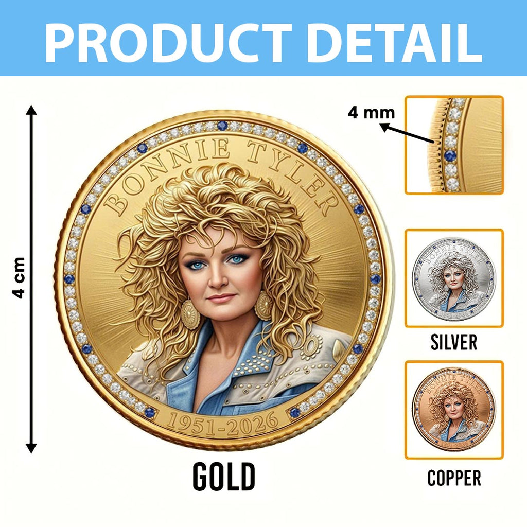 Bonnie Tyler Commemorative Coin – HOATT20052