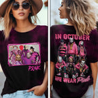 Breast Cancer Awareness x Horror Movies 3D Apparel – VANDH 3669