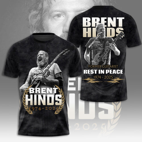 Brent Hinds RIP 2025 3D Apparel – GNE4238