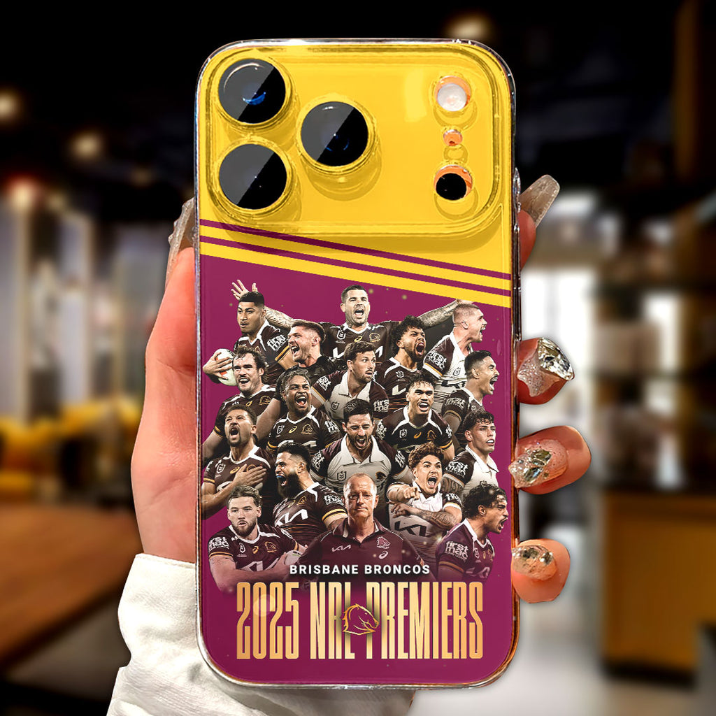 Brisbane Broncos 2025 NRL Premiers Phone Case – HOATT13586