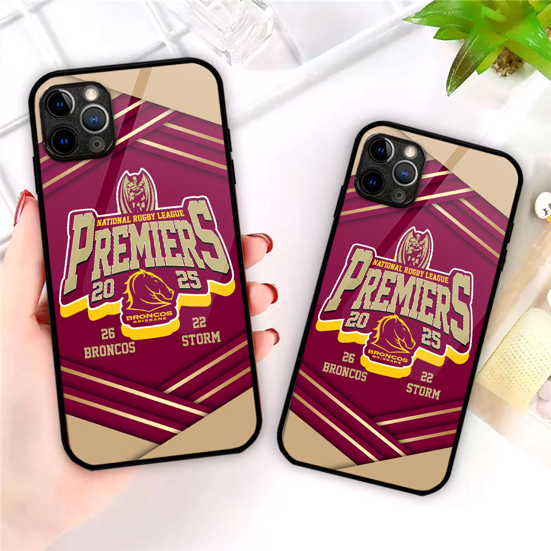 Brisbane Broncos 2025 NRL Premiers Phone Case – HOATT13592