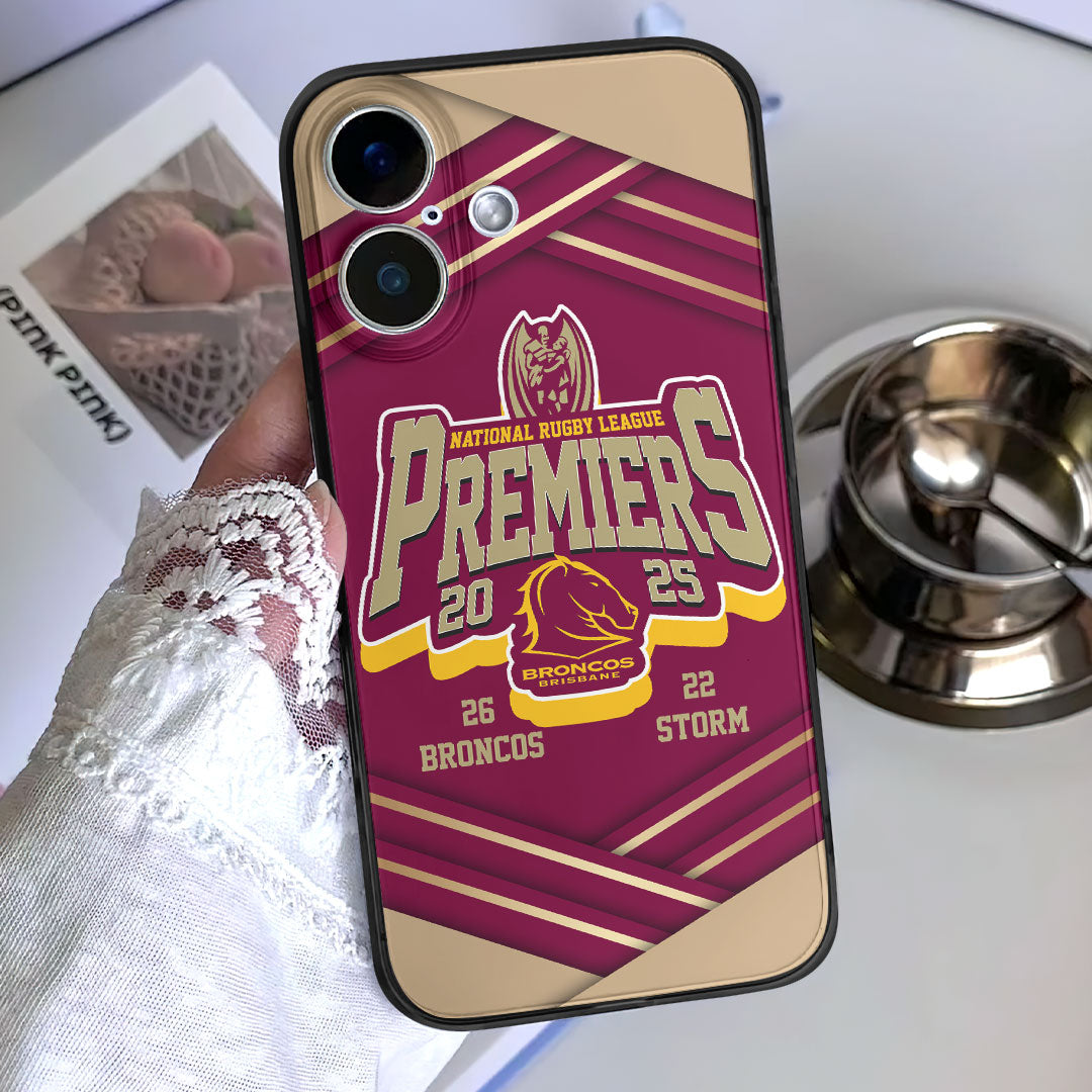 Brisbane Broncos 2025 NRL Premiers Phone Case – HOATT13592