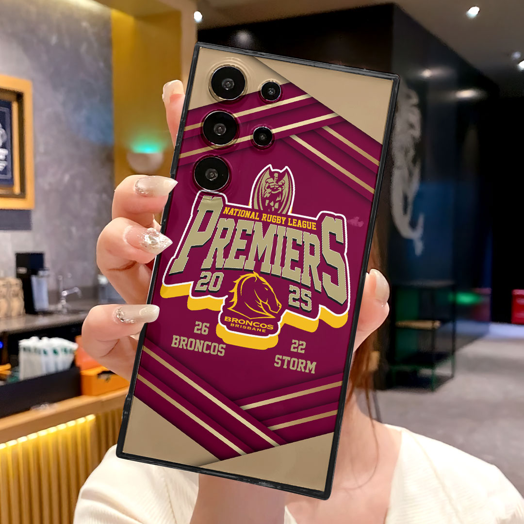 Brisbane Broncos 2025 NRL Premiers Phone Case – HOATT13592