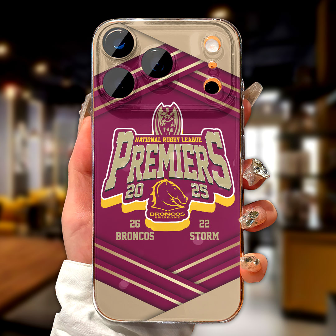 Brisbane Broncos 2025 NRL Premiers Phone Case – HOATT13592