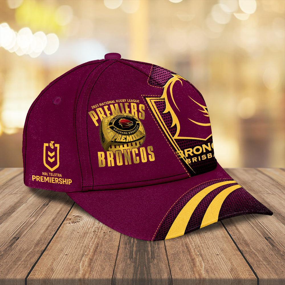 Brisbane Broncos 2025 Premiers Classic Cap – MAITM13188