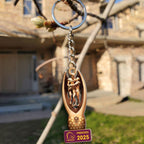 Brisbane Broncos 2025 Premiers Custom Shape 2-sided Keychain – MAITM13187