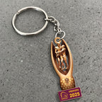 Brisbane Broncos 2025 Premiers Custom Shape 2-sided Keychain – MAITM13187