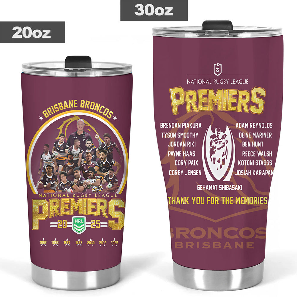 Brisbane Broncos 2025 Premiers Tumbler Cup – MAITM13293