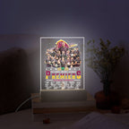 Brisbane Broncos 2025 Premiership 3D Led Light Wooden Base – TANTN17181