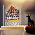 Brisbane Broncos 2025 Premiership 3D Led Light Wooden Base – TANTN17181