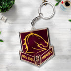 Brisbane Broncos 2025 Premiership Custom Shape 2-sided Keychain – TANTN17074