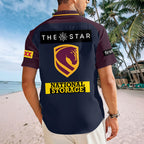 Brisbane Broncos 2026 Short Sleeve Button-Down Shirt – HOATT14793