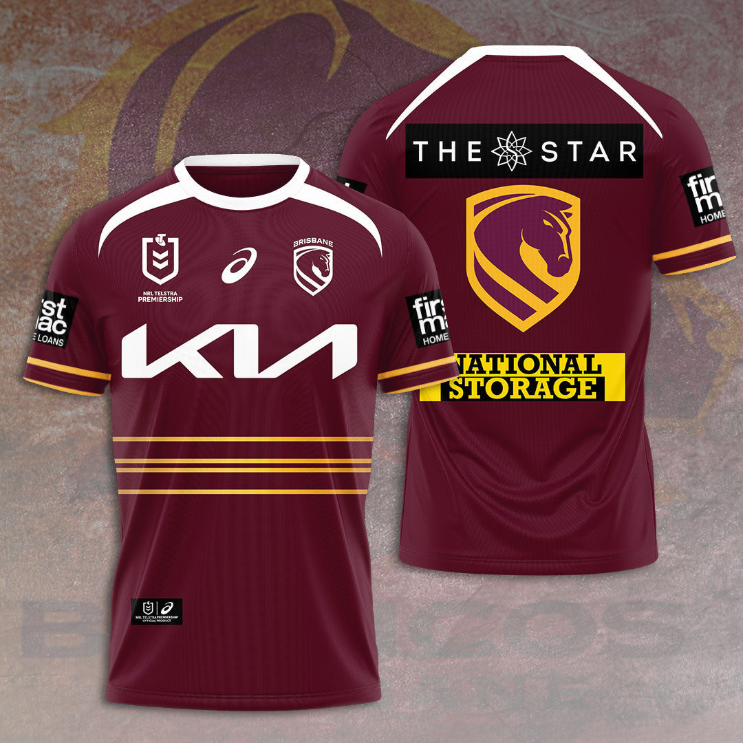 Brisbane Broncos 2026 3D Apparel – HOATT14841