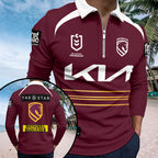 Brisbane Broncos 2026 Zip Polo Shirt – HOATT15909