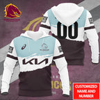 Personalized Brisbane Broncos 3D Apparel – TANTN 7303