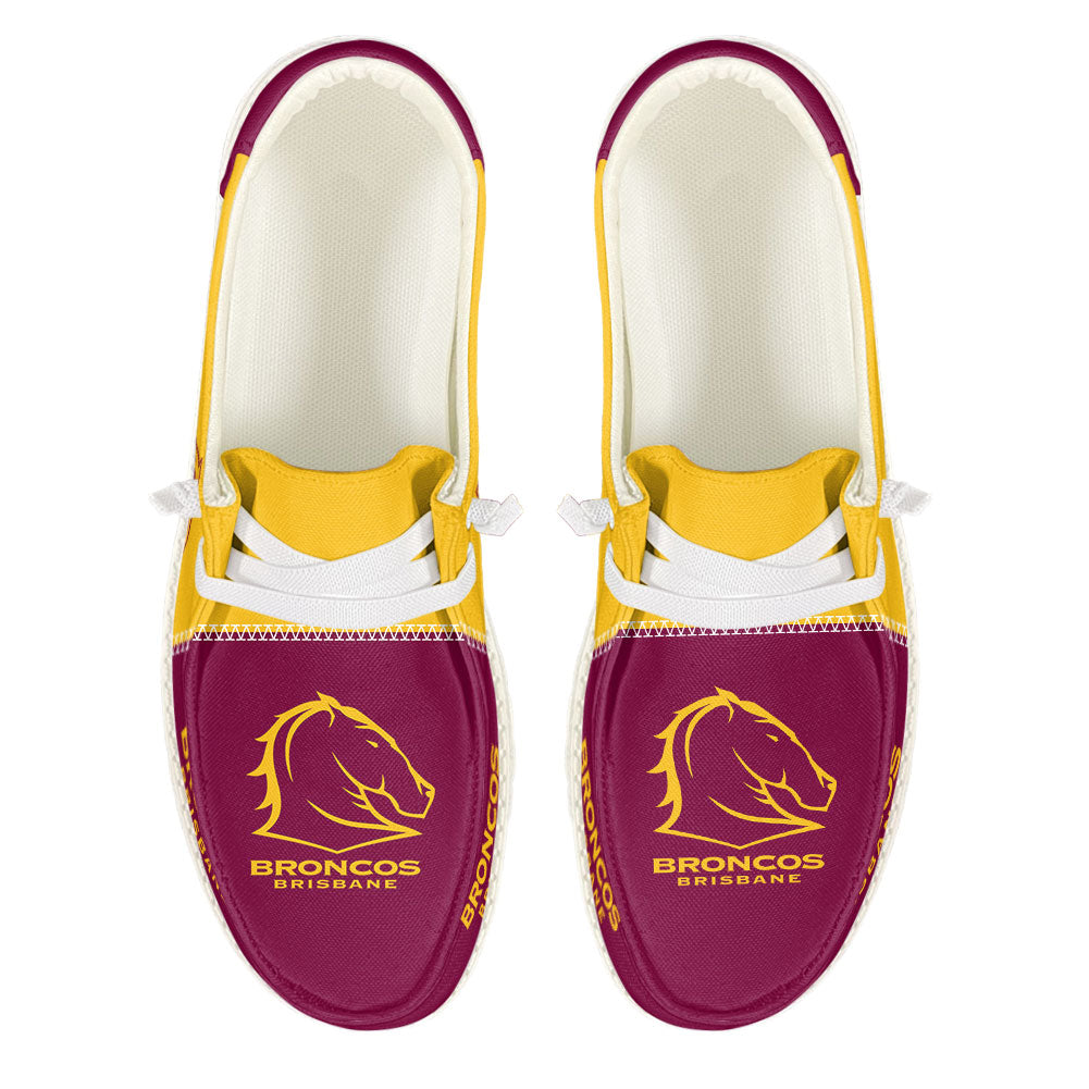 Brisbane Broncos Custom Hey Dude Shoes – VANDH 1286