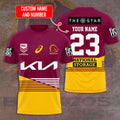 Personalized Brisbane Broncos 3D Apparel – VANDH 475