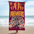 Brisbane Lions 2026 AFL Premiers Rectangle Beach Towel – TMTHU9596