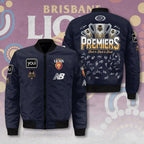 Brisbane Lions 2026 AFL Premiers 3D Bomber Jacket – TMTHU9629