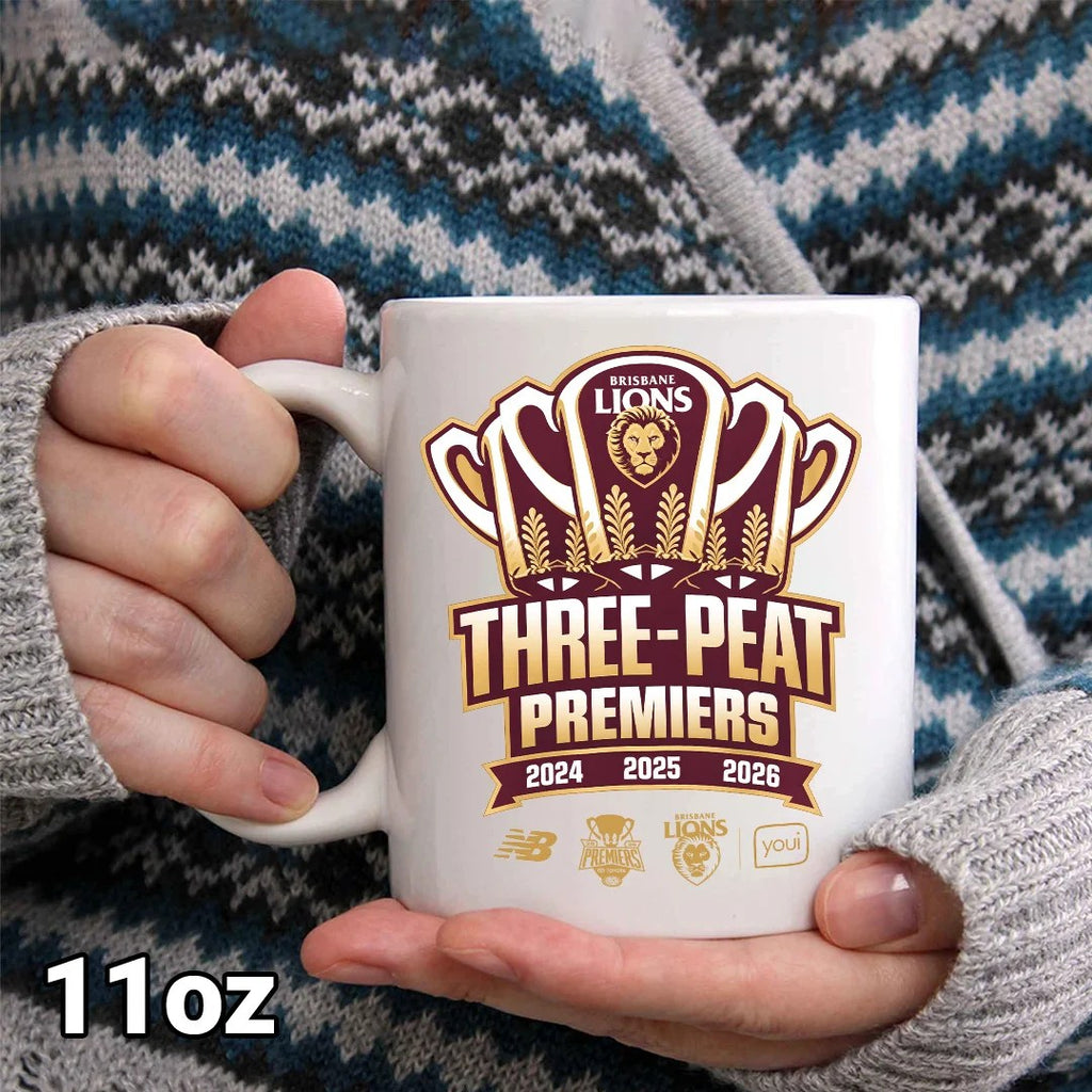 Brisbane Lions 2026 AFL Premiers Ceramic Mug – MAITM15286