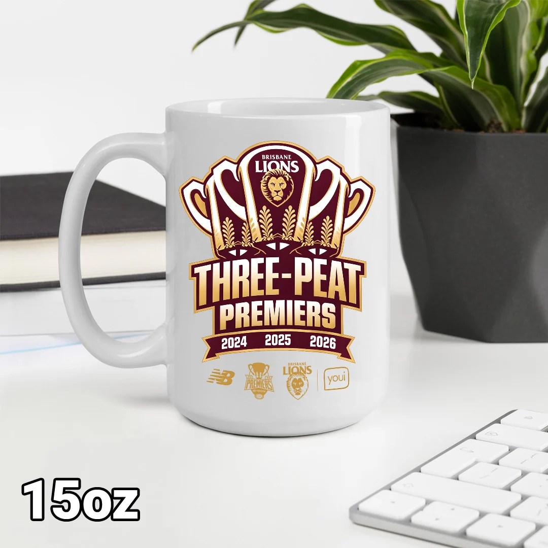 Brisbane Lions 2026 AFL Premiers Ceramic Mug – MAITM15286
