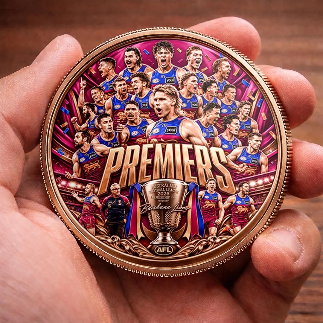 Brisbane Lions 2026 AFL Premiers Commemorative Coin – HOATT21344