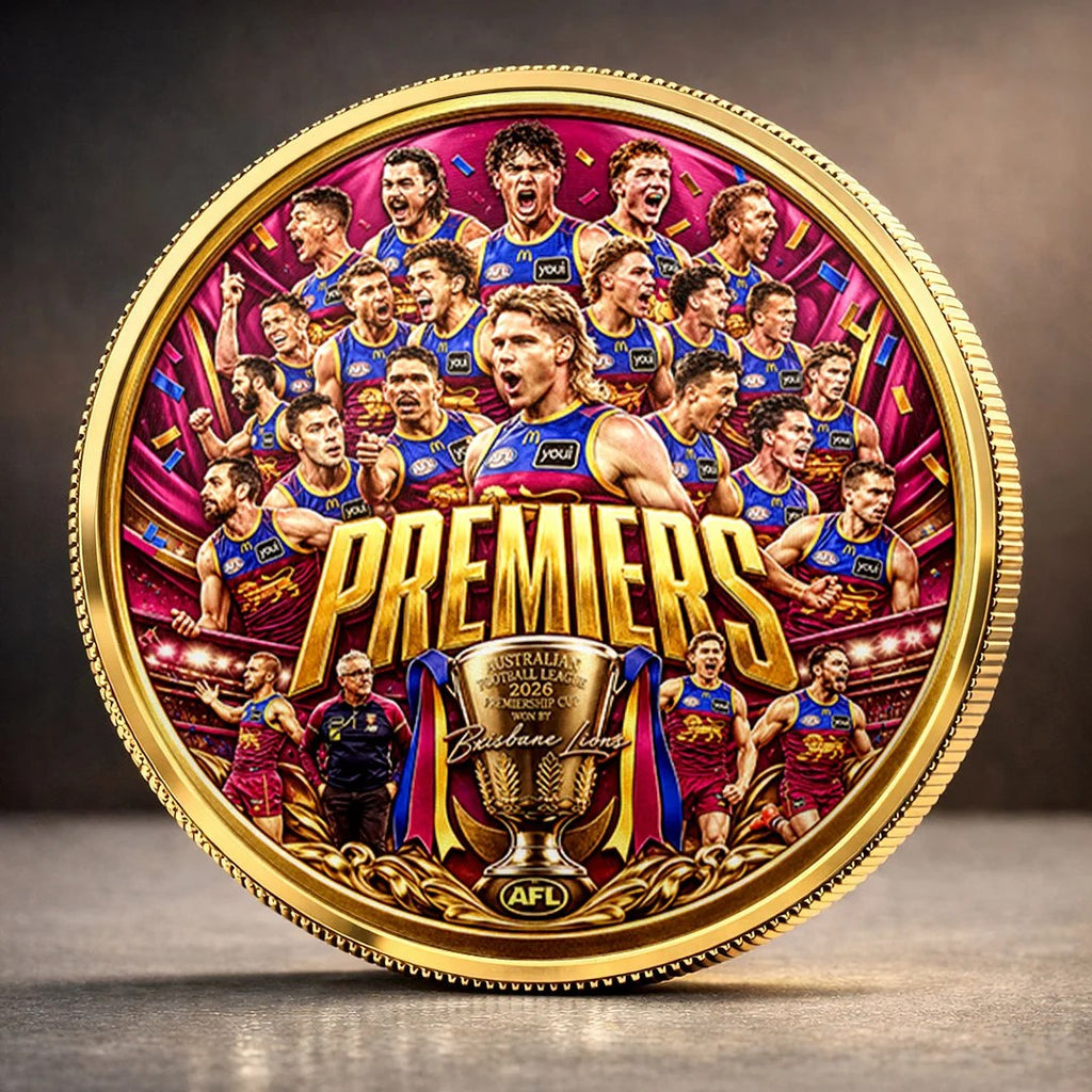 Brisbane Lions 2026 AFL Premiers Commemorative Coin – HOATT21344