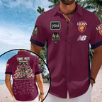 Brisbane Lions 2026 AFL Premiers Short Sleeve Button-Down Shirt – TMTHU9630