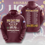 Brisbane Lions 2026 AFL Premiers 3D Apparel – MAITM15273