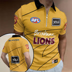 Brisbane Lions 2026 Zip Polo Shirt – HOATT15922
