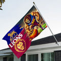 Brisbane Lions 3D Double-side House Flag – HOATT13306