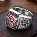 Brisbane Lions Threepeat Premiers 3D Engraved Ring – TMTHU9574