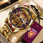 Brisbane Lions Threepeat Premiers Alloy Luxury Quartz Watch – TMTHU9756
